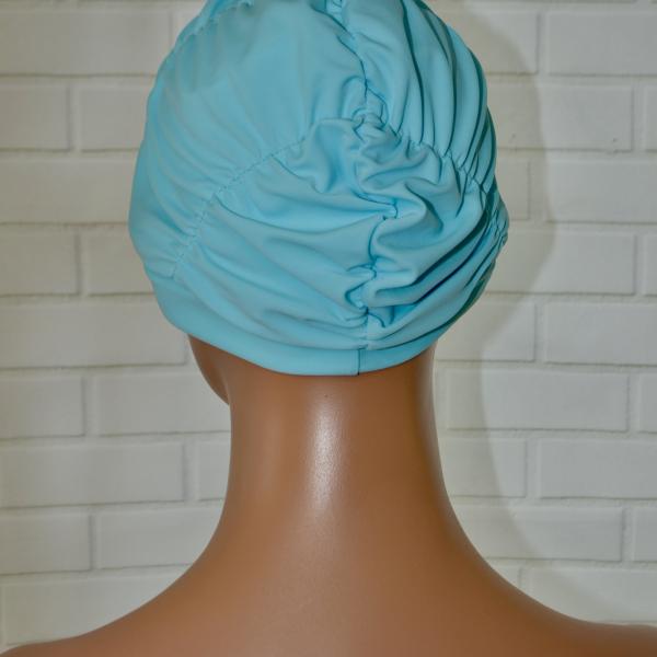 Badmuts chemomuts licht blauw one size