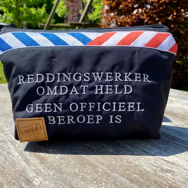 Handgemaakte toilettas van jack brandweer