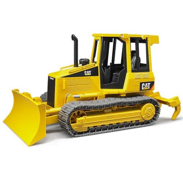 Bruder Cat mini bulldozer op rubsbanden