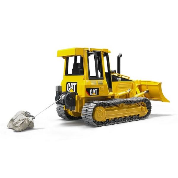 Bruder Cat mini bulldozer op rubsbanden
