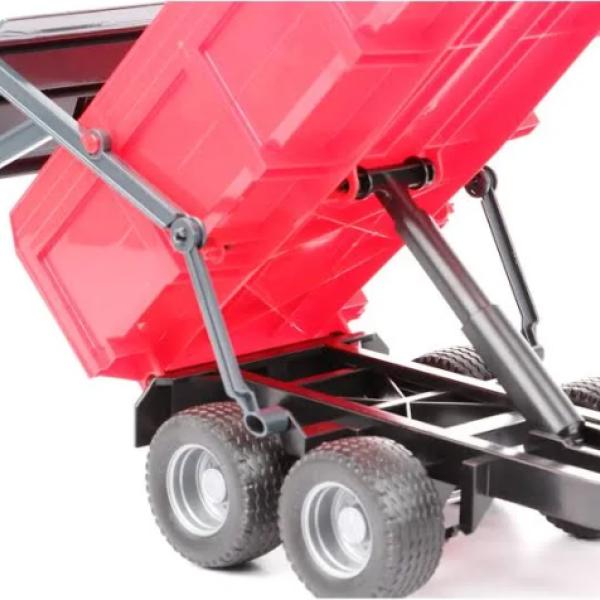 Bruder Massey Ferguson tractor met aanhanger