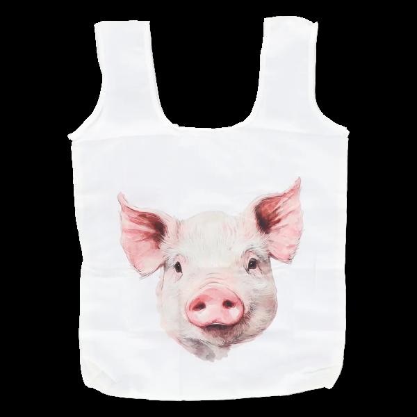 Boodschappentasje opvouwbaar Varken