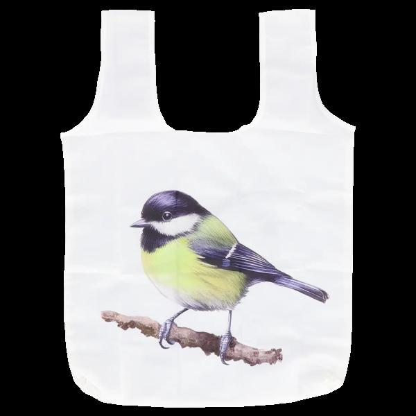 Boodschappentasje opvouwbaar Koolmees