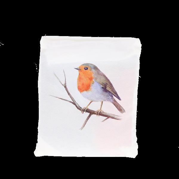 Boodschappentasje opvouwbaar Roodborstje