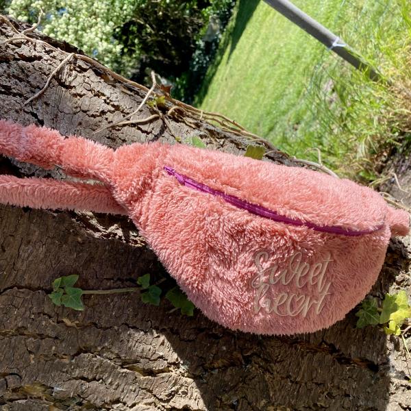 Crossbodybag zacht roze