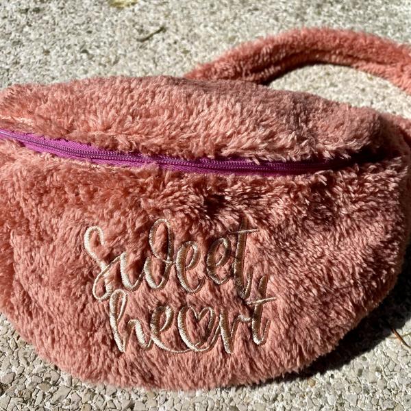 Crossbodybag zacht roze