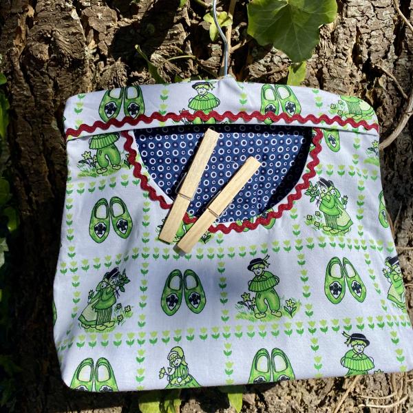 Wasknijperzak hollands tafareel met stipje