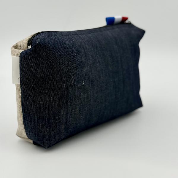 Toilettas van ptt postzak blauwe fiets