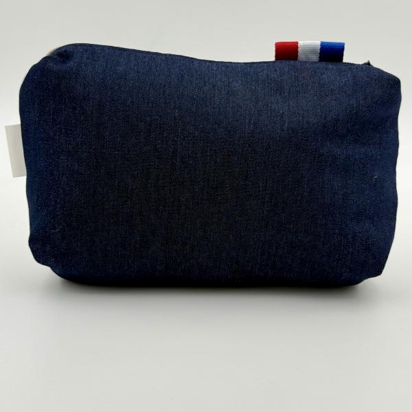 Toilettas van ptt postzak blauwe fiets