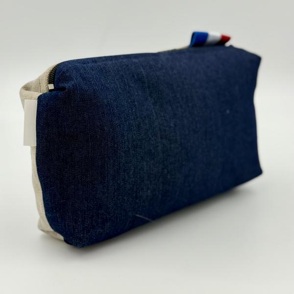 Toilettas van ptt postzak blauwe postzegel