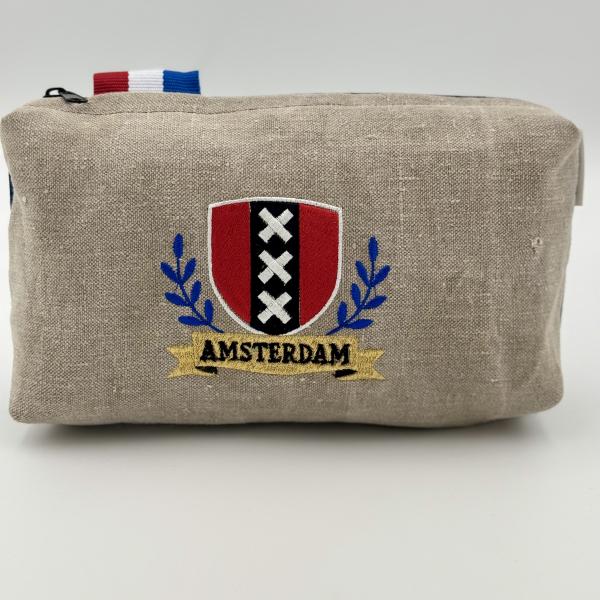 Toilettas van ptt postzak logo Amsterdam