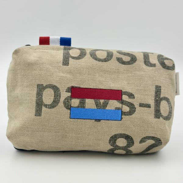 Toilettas van ptt postzak nederlandse vlag