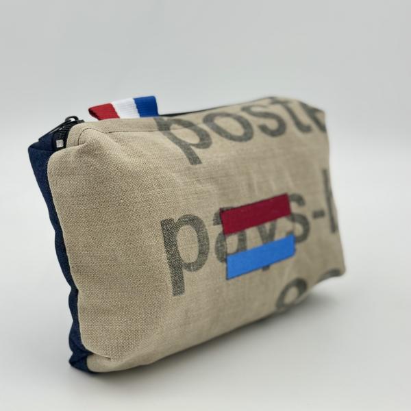 Toilettas van ptt postzak nederlandse vlag