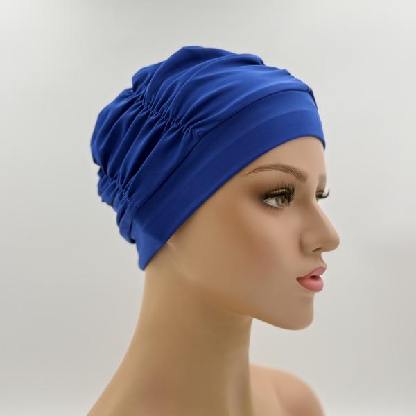 Badmuts chemomuts blauw one size