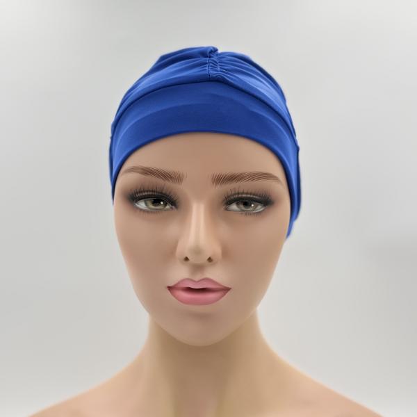Badmuts chemomuts blauw one size