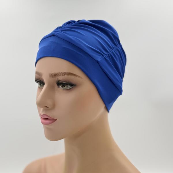 Badmuts chemomuts blauw one size