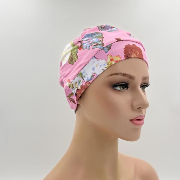 Badmuts chemomuts frisse roze kleuren one size