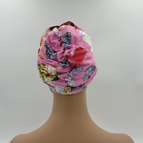 Badmuts chemomuts frisse roze kleuren one size