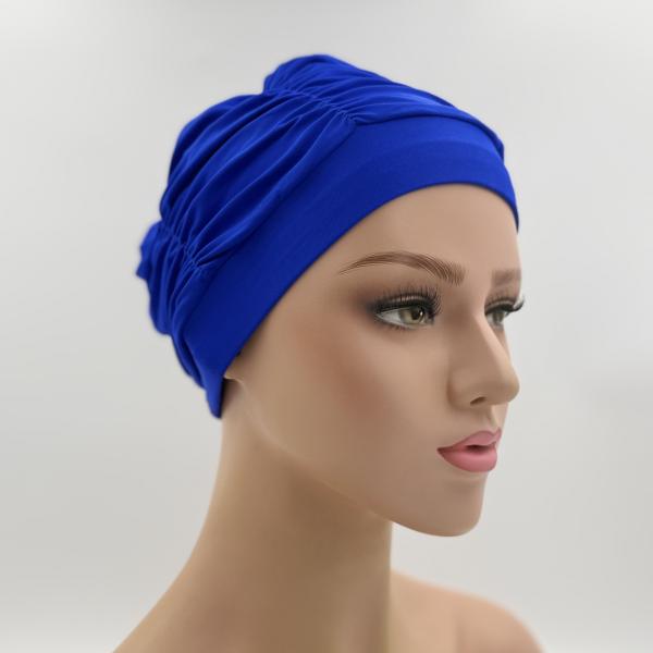 Badmuts chemomuts kobalt blauw one size