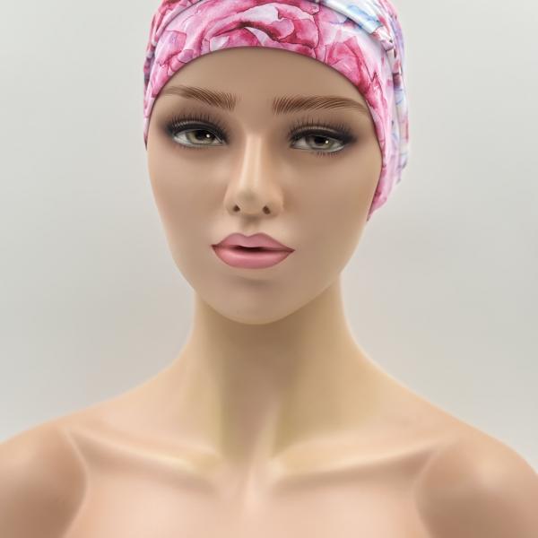 Badmuts chemomuts Roze wave one size