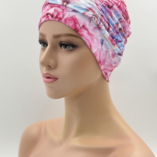 Badmuts chemomuts Roze wave one size